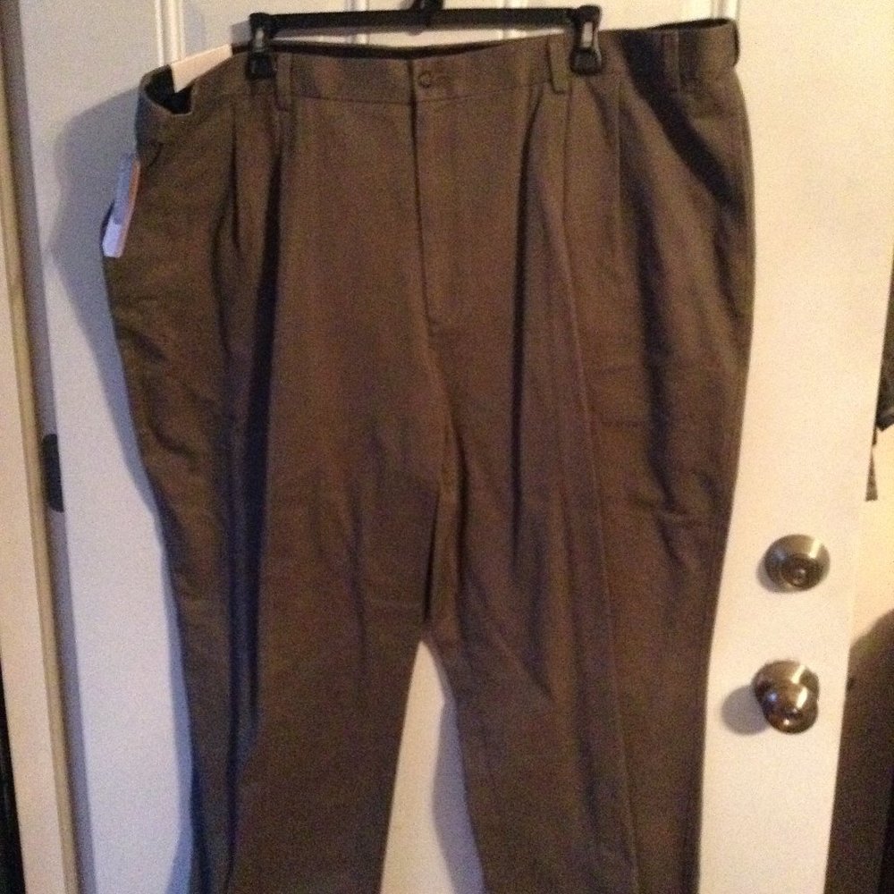 Men's Savane Docker Style Pants Size 52x32 BNWT